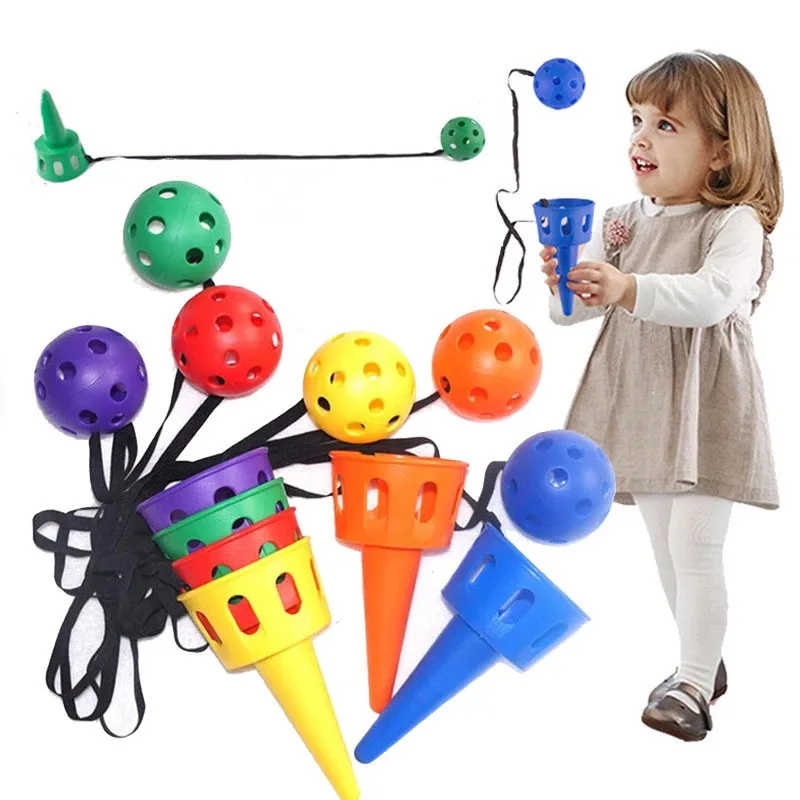 Throwing catching sensory integration game set outdoor toy catching set children's hand eye coordination training - Image 2