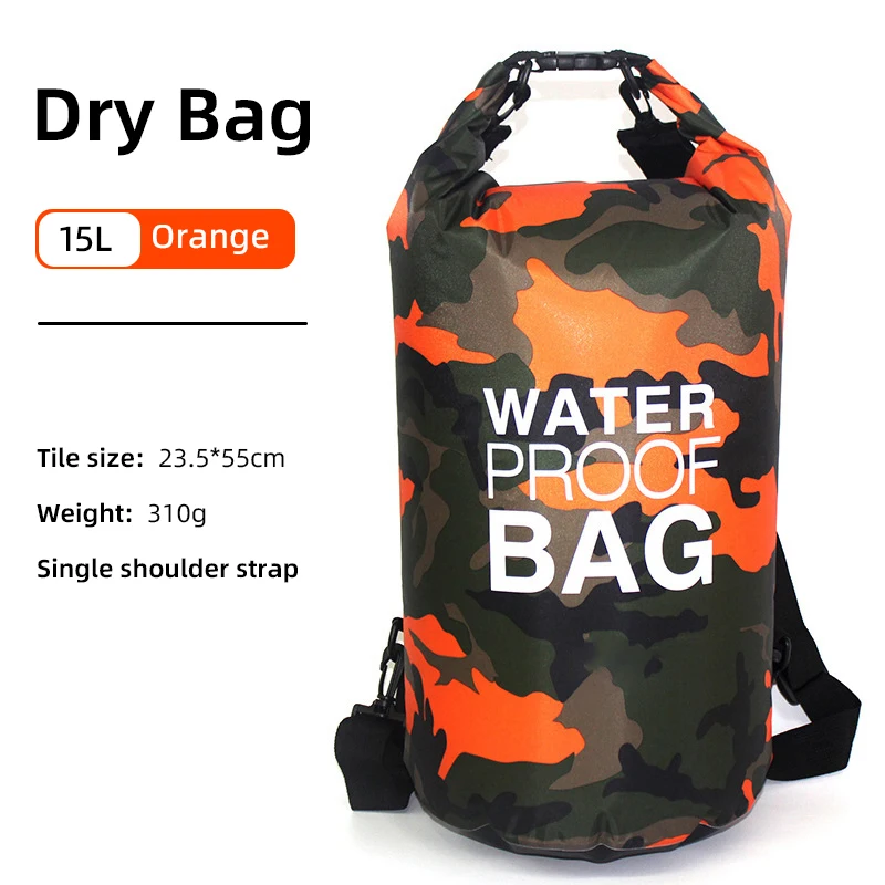 30L 15L Waterproof Dry Bags With Wet Separation Pocket Backpack For Kayaking Boating Swimming Outdoor Sports Bag XAZ9 - Image 13